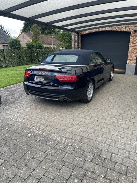 Audi A5 Cabrio, Auto's, Automaat, Beige, Cabriolet, Blauw