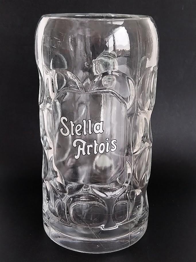 set van 9 X STELLA ARTOIS verschillende bekers van 1 liter, Verzamelen, Biermerken, Ophalen, Zo goed als nieuw, Pul(len), Stella Artois