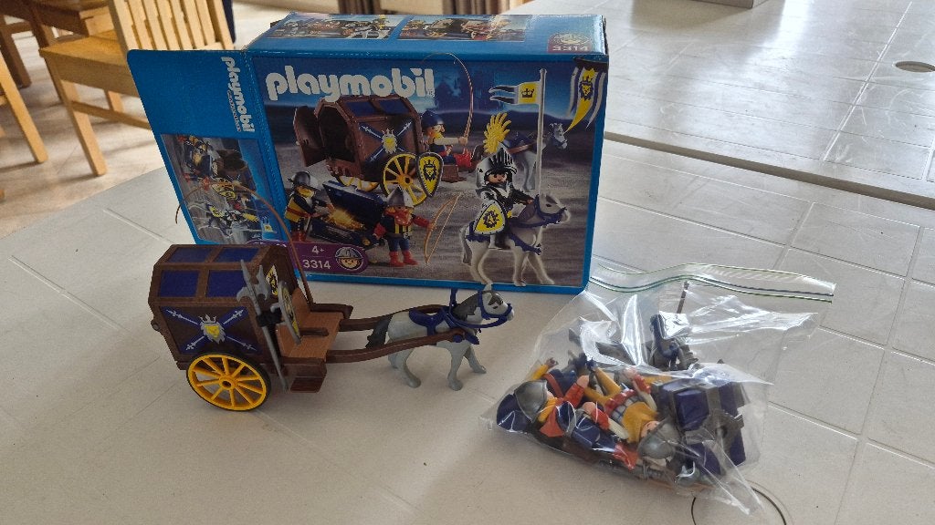 Playmobil Treasure Transport 3314, Enlèvement ou Envoi, Comme neuf, Kit complet, Knights