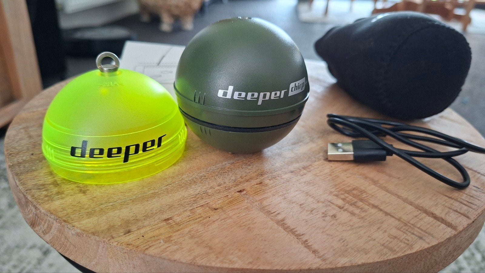 Deeper CHIRP+ Fishfinder / Sonar – Compleet & in nette staat, Ophalen of Verzenden