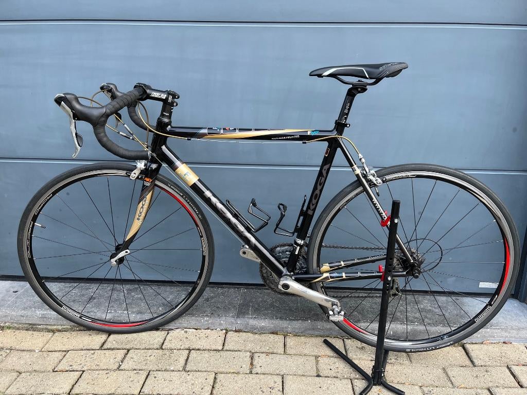 Koga Flyer racefiets Shimano Tiagra 56cm frame, Fietsen en Brommers, Ophalen, 28 inch, Gebruikt, Aluminium