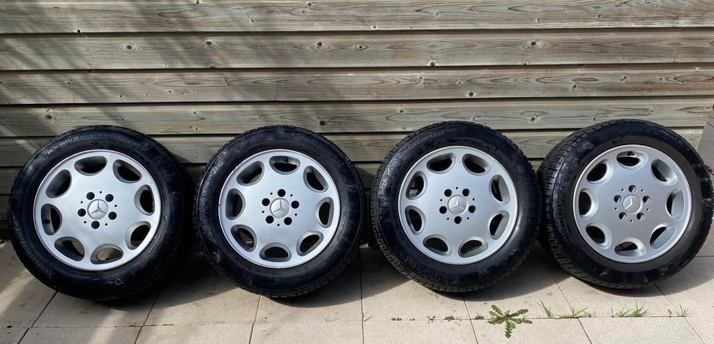 Mercedes R129 / W124 / W201 8 Loch velgen 16 inch, Ophalen, Gebruikt, 16 inch, Banden en Velgen