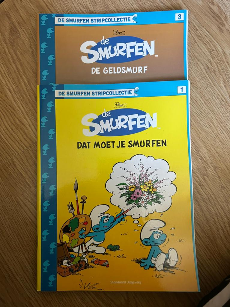 Strips de smurfen, Ophalen of Verzenden, Zo goed als nieuw