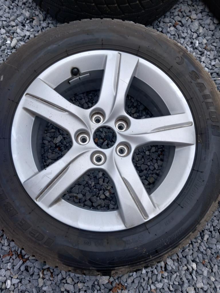 DOIT PARTIR AUJOURD HUI 4 JANTE ALU PEUGEOT - CITROËN 5/108, Autos : Pièces & Accessoires, Pneus & Jantes, Enlèvement, Utilisé
