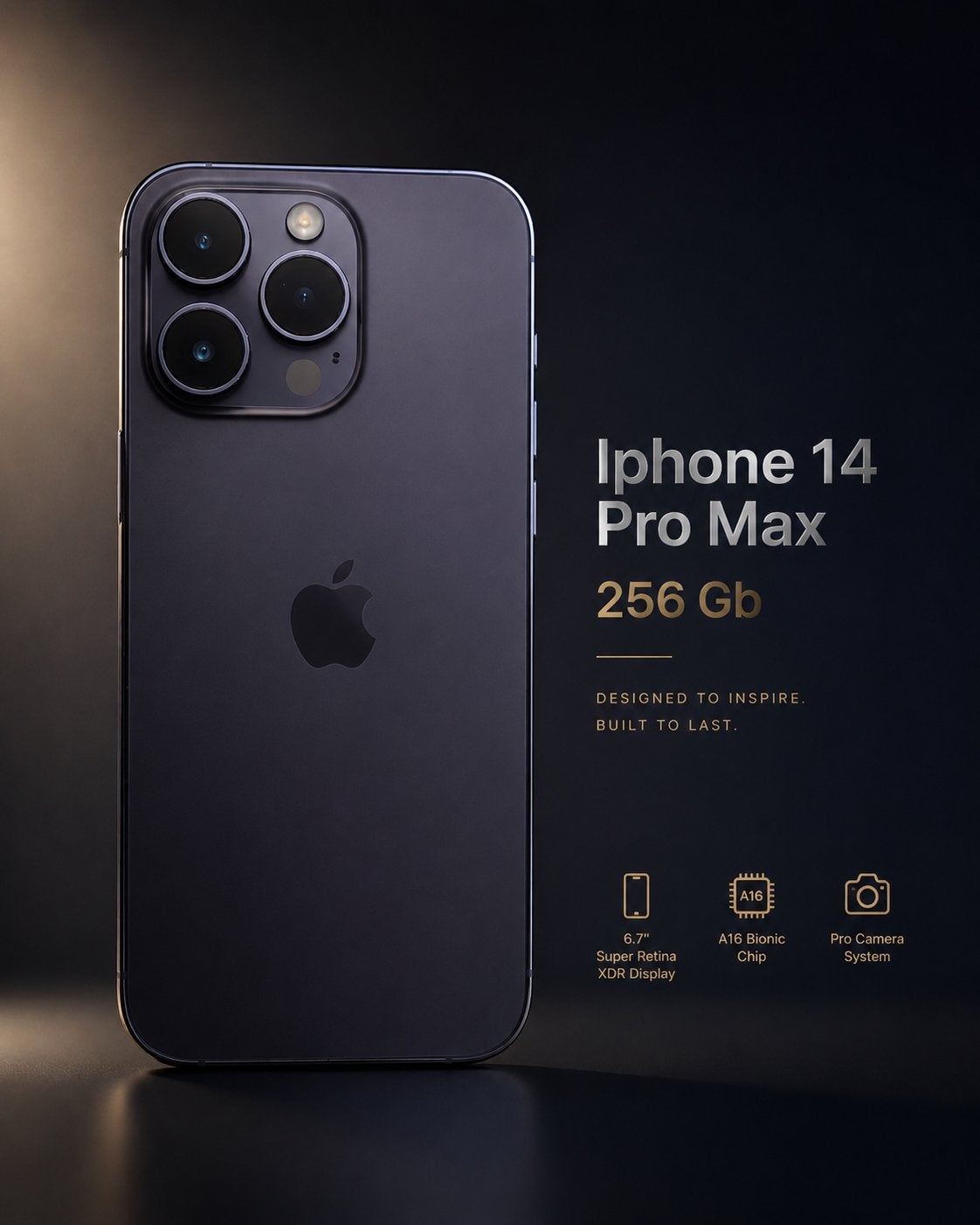 Iphone 14 Pro Max 256gb violet fonce, Enlèvement, Comme neuf, Violet, IPhone 14