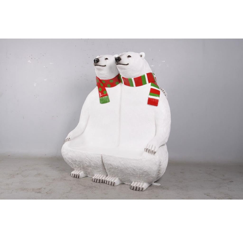 Bear Polar Bench – IJsbeer Hoogte 171 cm Fotomoment, Diversen, Kerst, Ophalen, Nieuw
