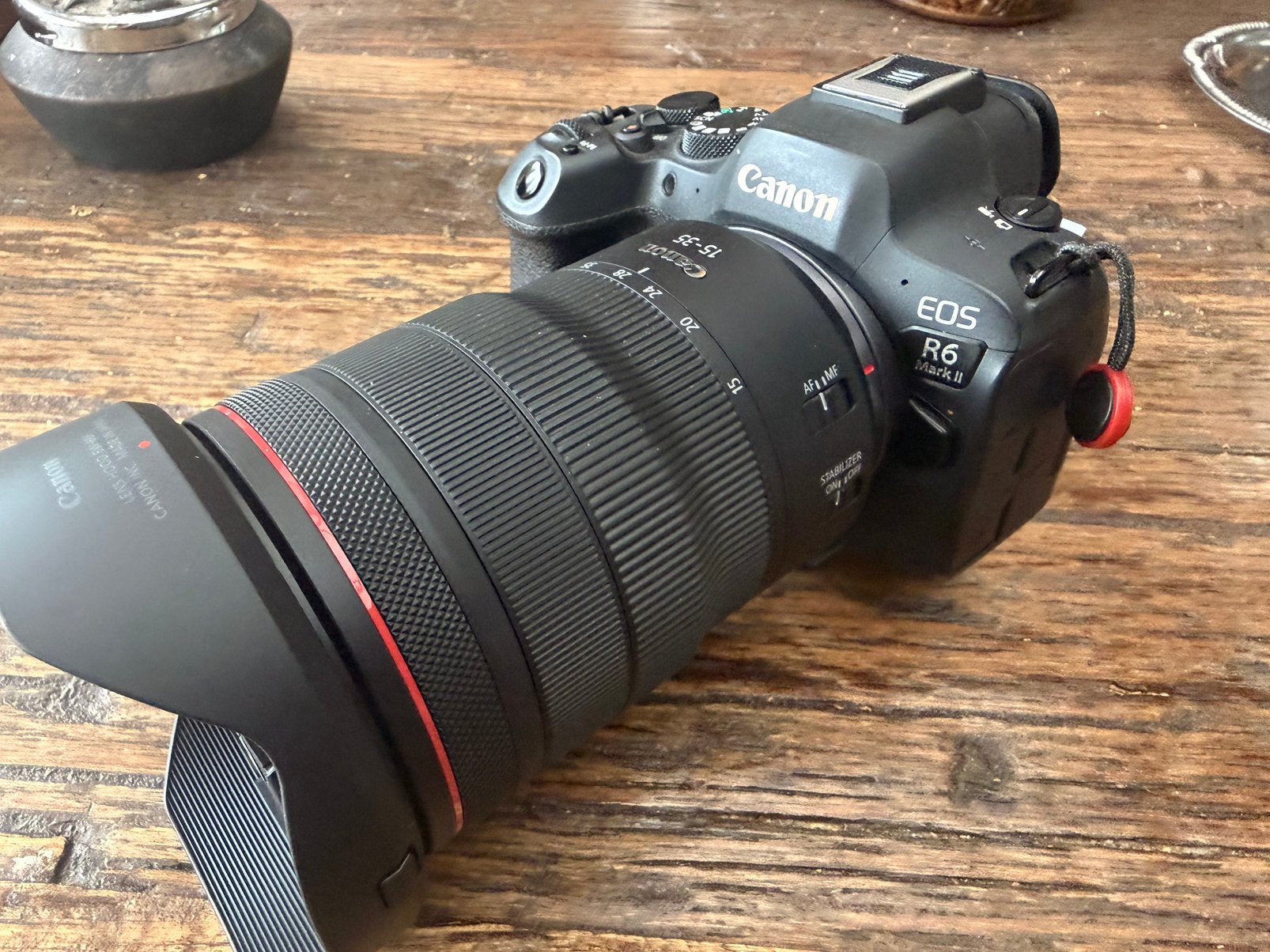 Canon r6 mark2 inc met rf 15 35. 2.8usm, TV, Hi-fi & Vidéo, Enlèvement ou Envoi, Comme neuf, Canon