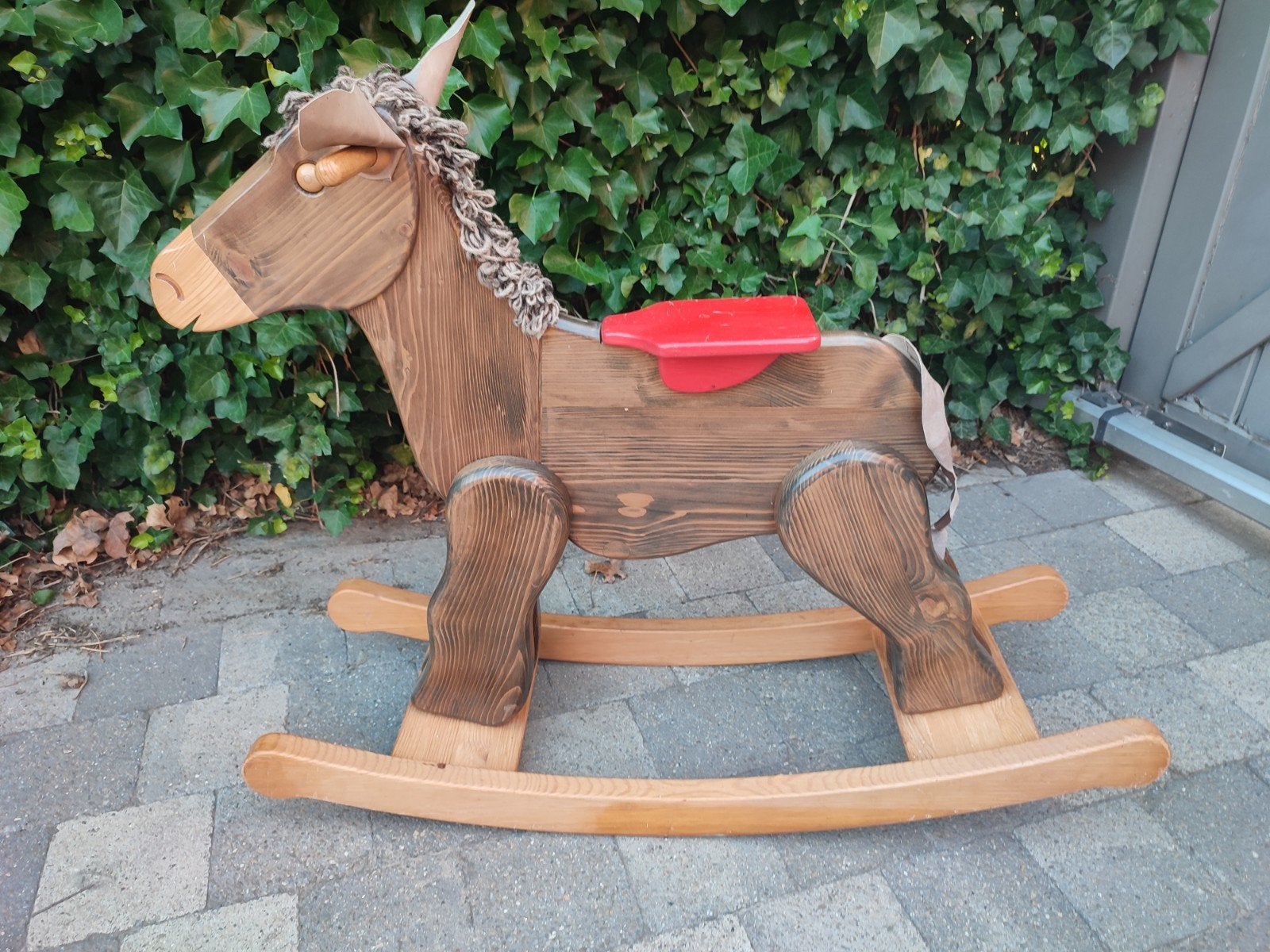 Groot houten schommelpaard ( H=90cm ), Ophalen