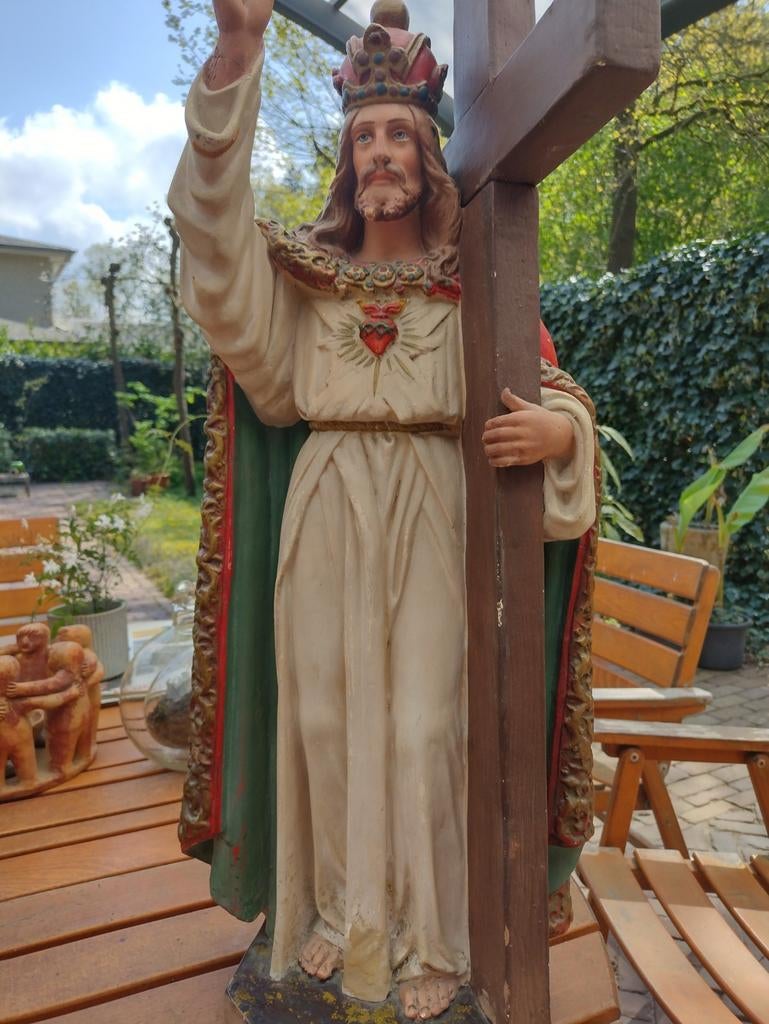 Christus koning beeld. Gereserveerd!!, Ophalen