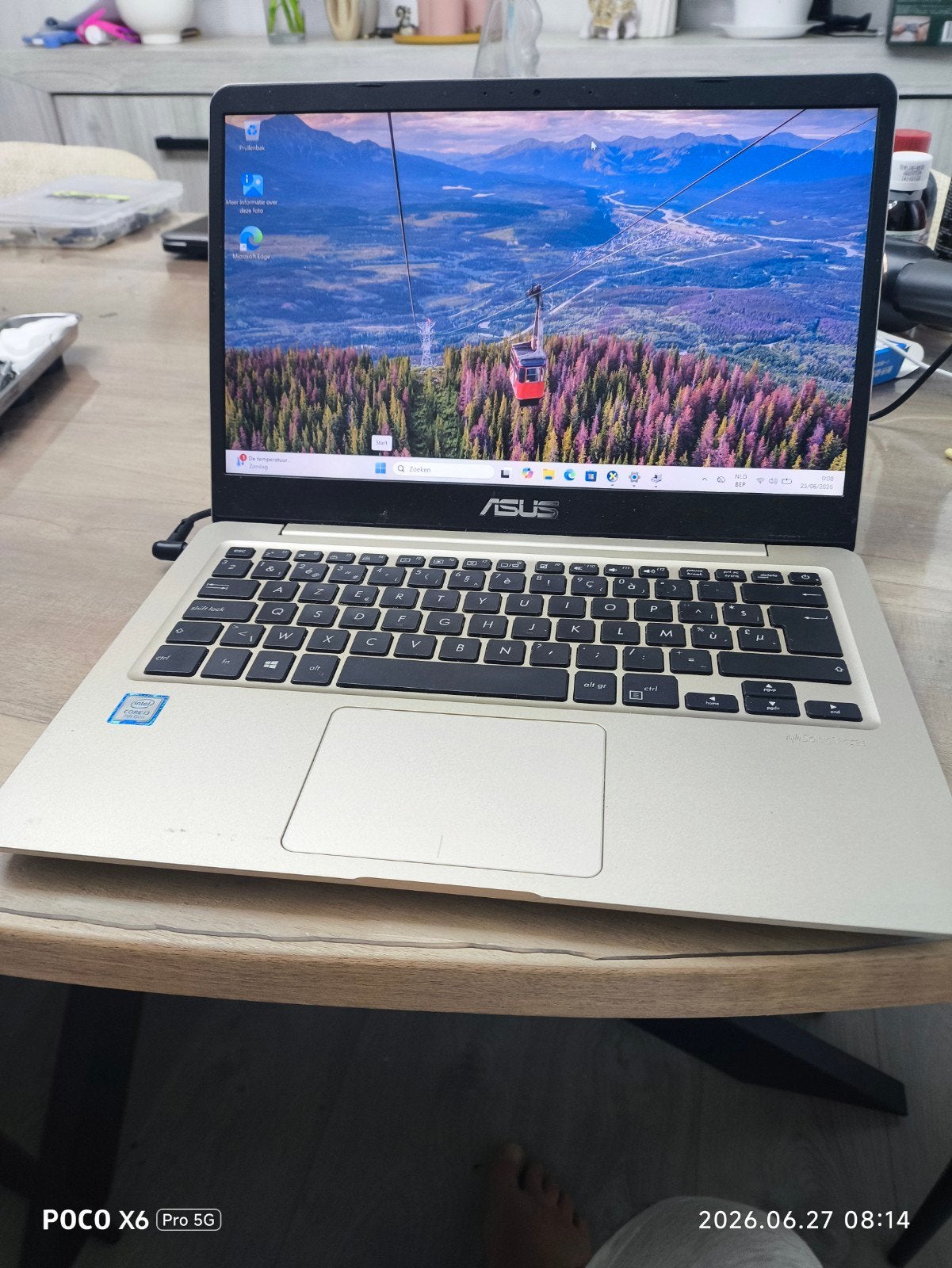 Goede laptop Asus Vivobook X411UA
, 14 inch. Nieuwe accu., Informatique & Logiciels, Enlèvement, 8 GB