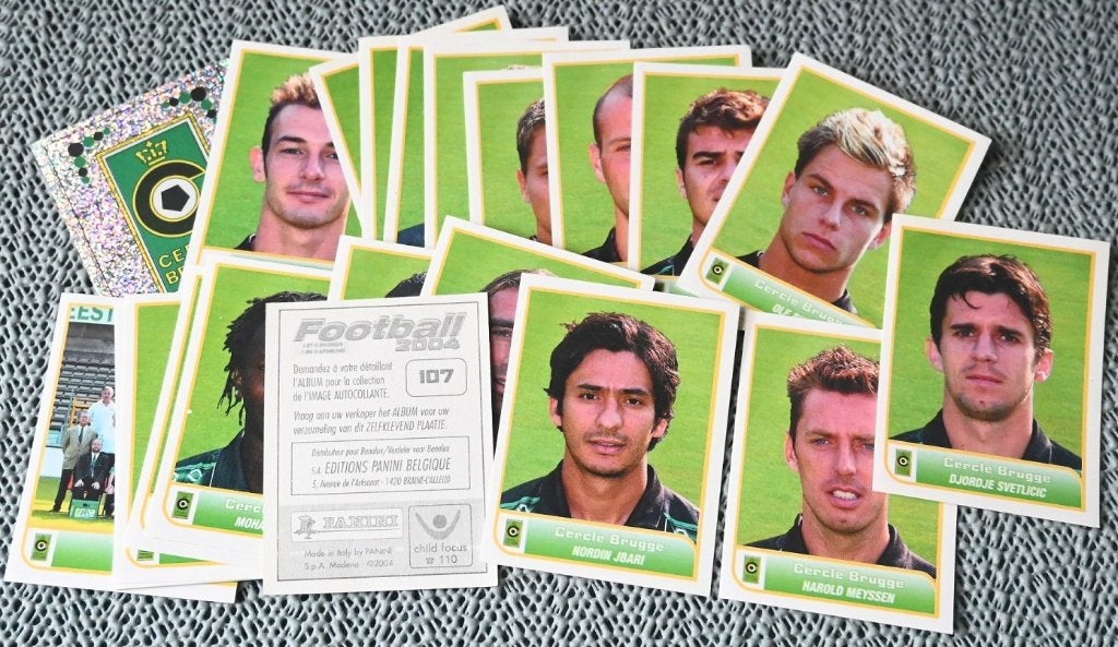 Panini Football 2004 / Cercle Brugge / Volledige ploeg, Verzenden, Nieuw, Poster, Plaatje of Sticker