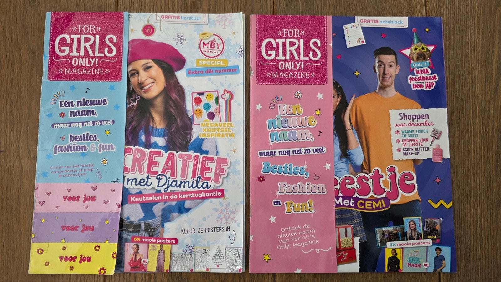 Twee tijdschriften For Girls only, Ophalen of Verzenden, Zo goed als nieuw, Gossip of Showbizz
