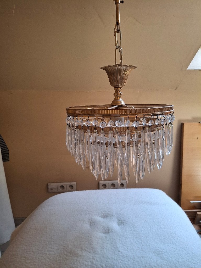 luchter in kristal, Ophalen
