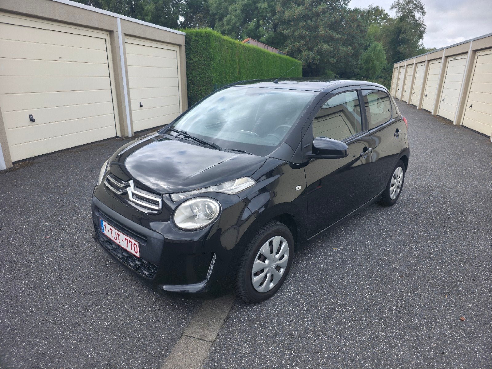Citroën C1 1.0 Benzine – 5-deurs – 60.000 km – Airco – Blue, Autos, Achat, Boîte manuelle, C1, Noir