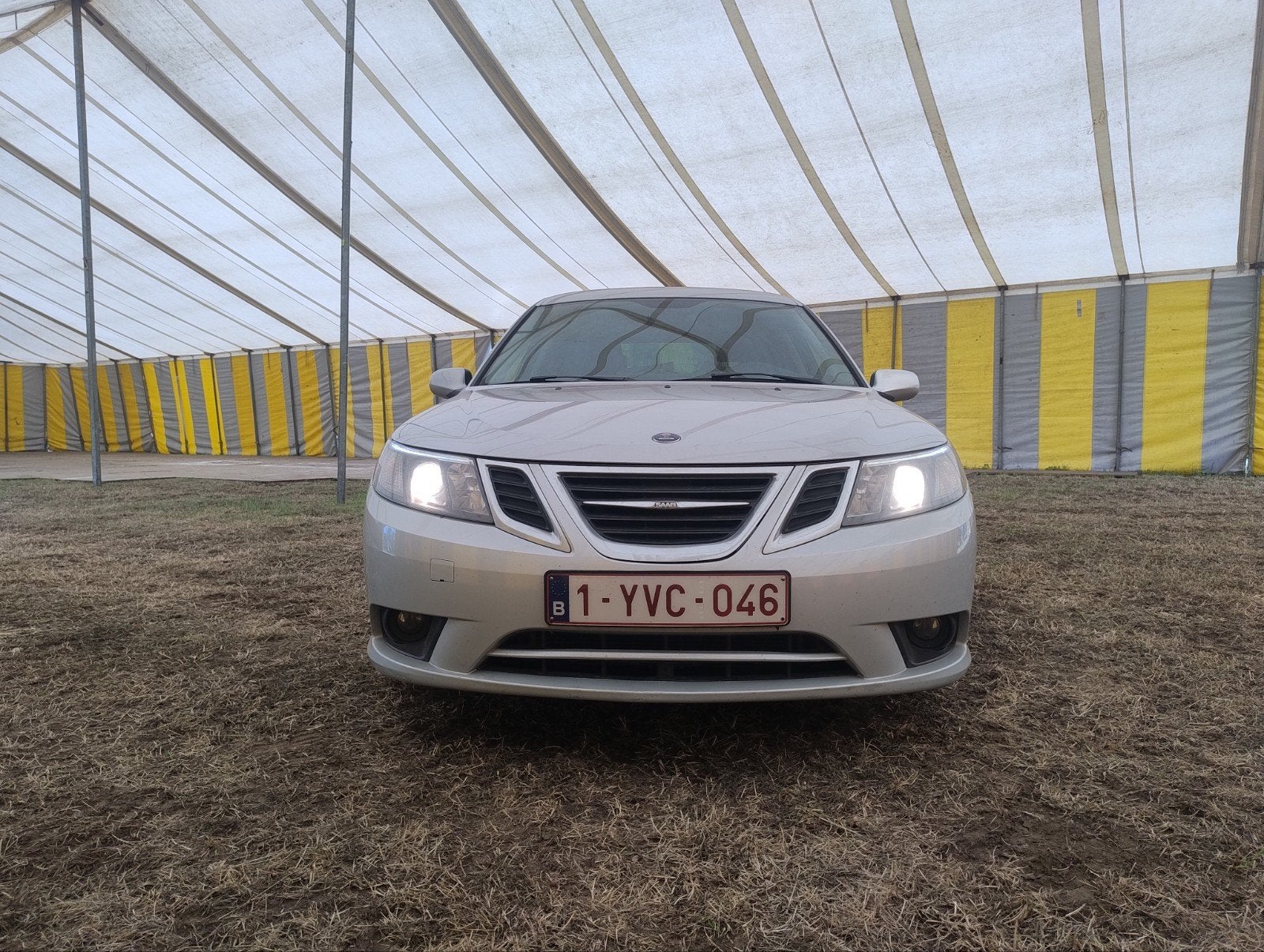 Mooie Saab 9.3 Sportcombi 1.9TID 2008 Automaat Snow/Silver, Automaat, 4 cilinders, Leder en Stof, 1900 cc