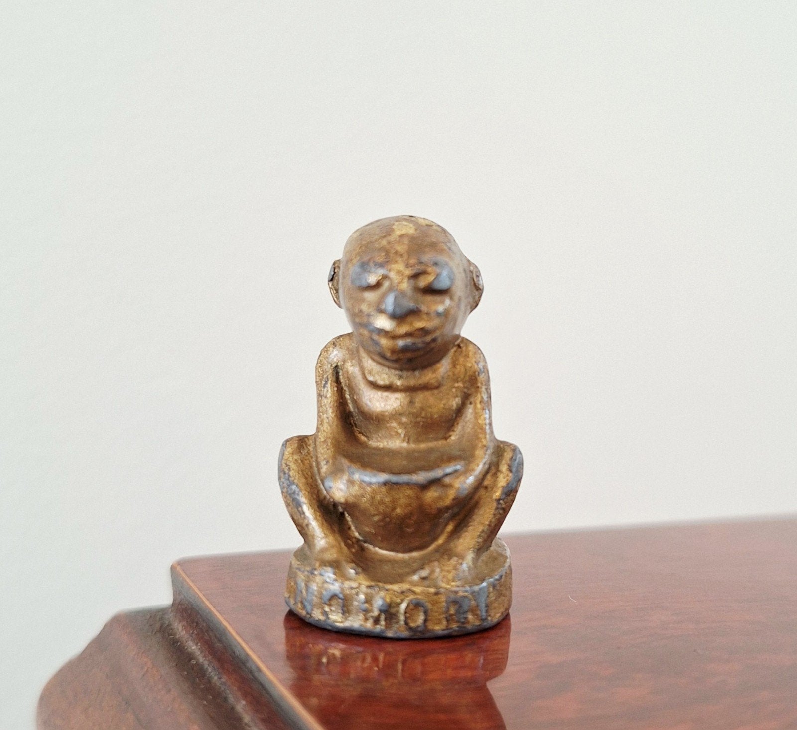 Figurine ancienne « Nomori » Wembley expo 1925, Enlèvement ou Envoi, Bronze