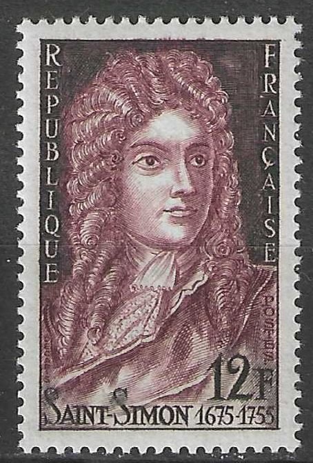 Frankrijk 1955 - Yvert 1008 - Louis de Rouvroy (PF), Postzegels en Munten, Verzenden, Postfris