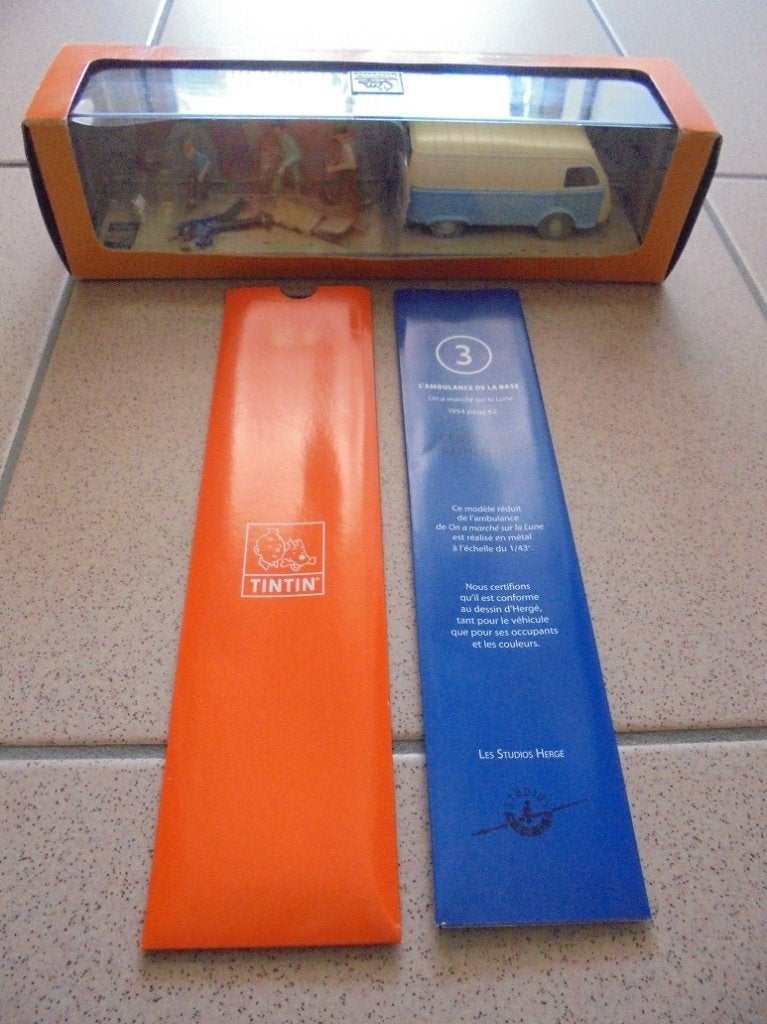 Kuifje diorama nr 3 Renault Goelette, Ophalen of Verzenden, Kuifje, Zo goed als nieuw, Overige typen