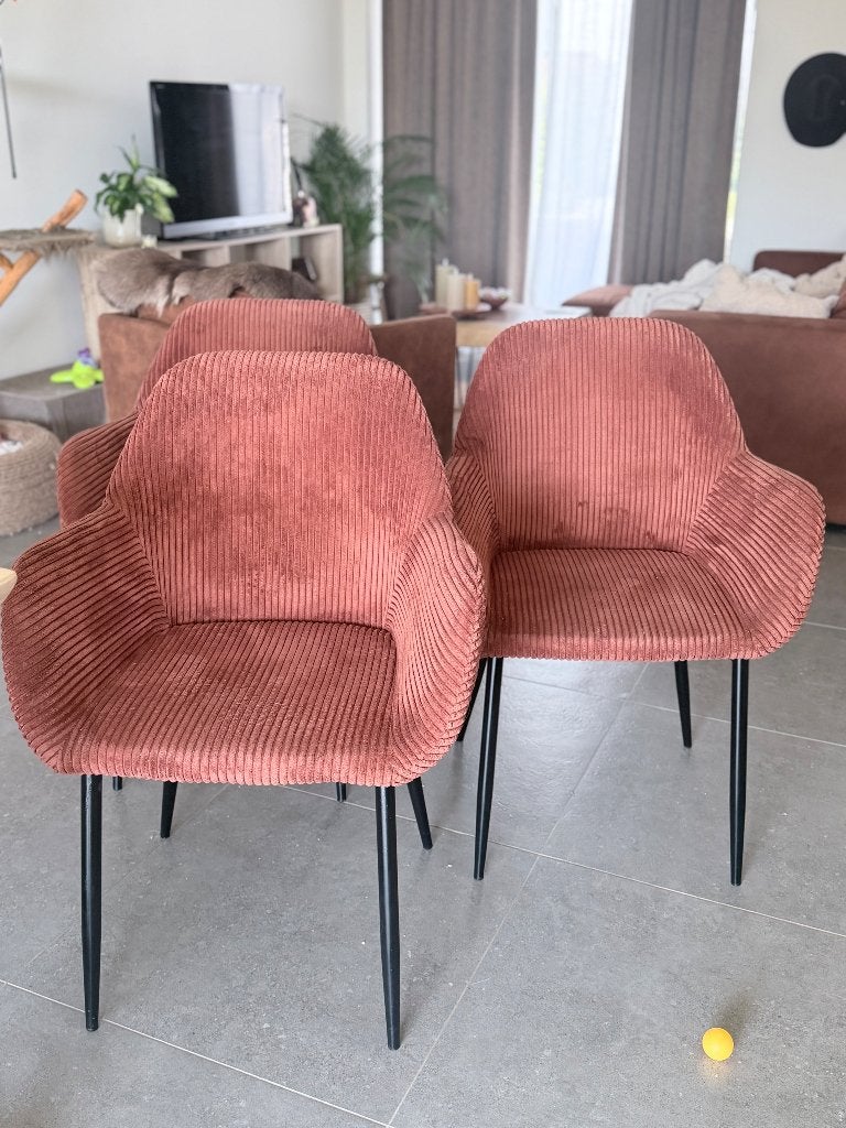 6 chaises salle à manger, Autres couleurs, Comme neuf, Enlèvement, Cinq, Six Chaises ou plus