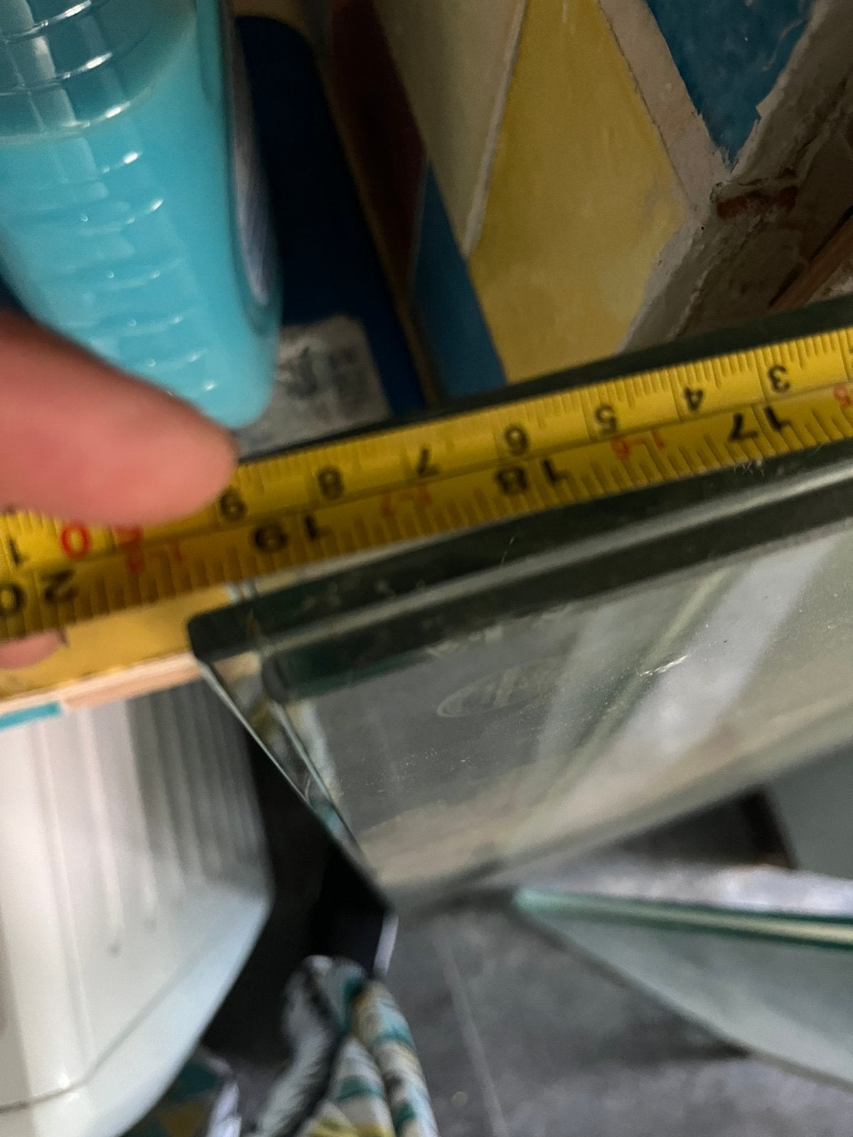 Glazen leggers en 2 lange glazen deurtjes, Ophalen