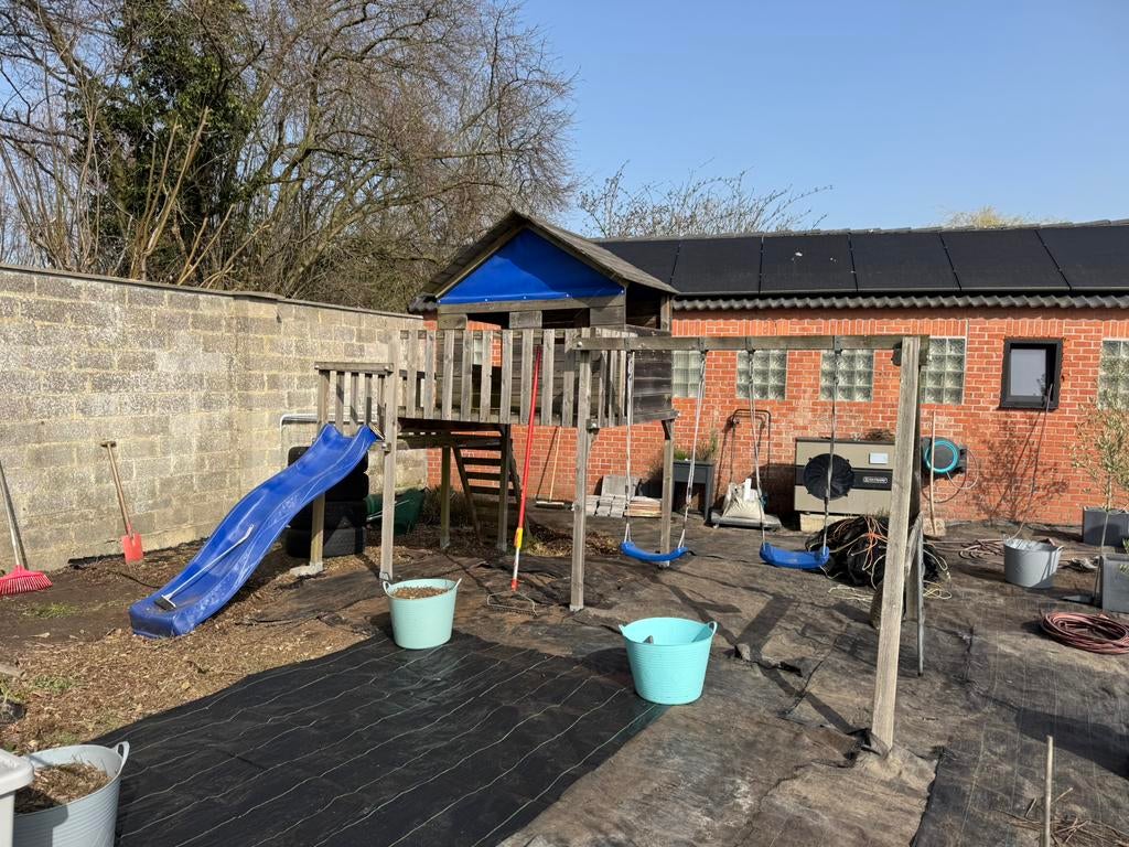 Module de jeux en bois, Enlèvement, Utilisé, Balançoire, Partie complémentaire