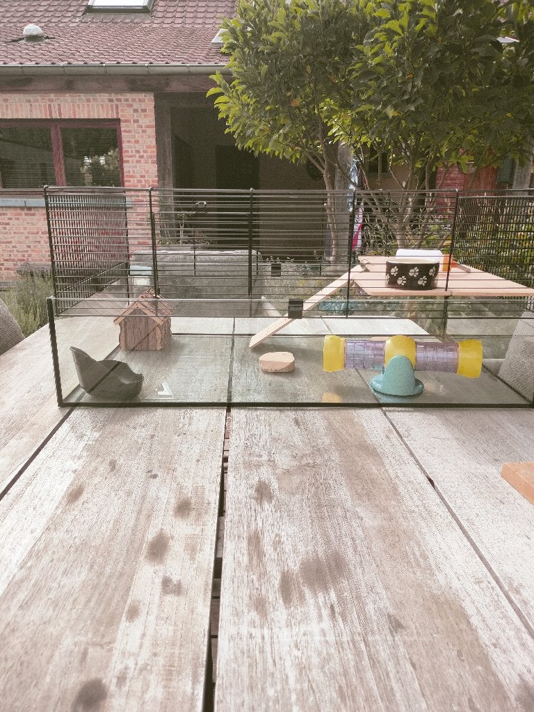 Hamsterkooi, Kooi, Gebruikt, Hamster, 75 tot 110 cm