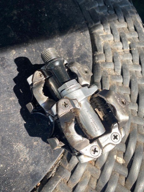 MTB Shimano pedalen, Fietsen en Brommers, Ophalen, Gebruikt, Stadsfiets, Aluminium