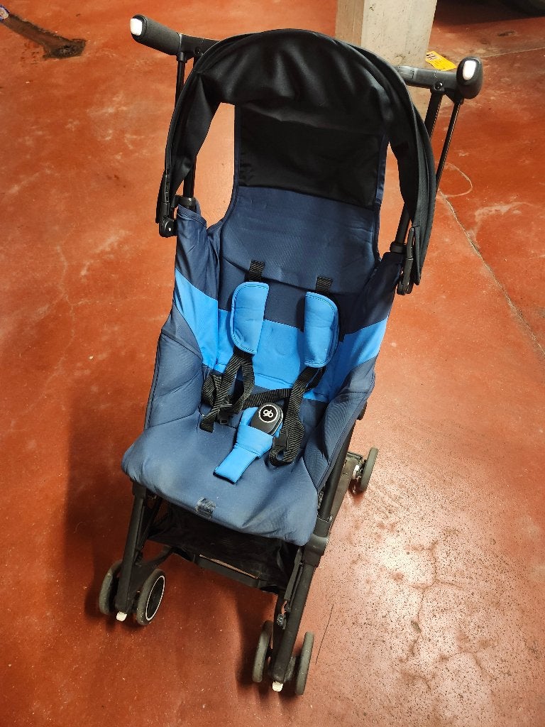 Gb pockit+ all terrain buggy, Kinderen en Baby's, Buggy's, Gebruikt, Overige merken, Verstelbare rugleuning, Zonnekap, Ophalen of Verzenden