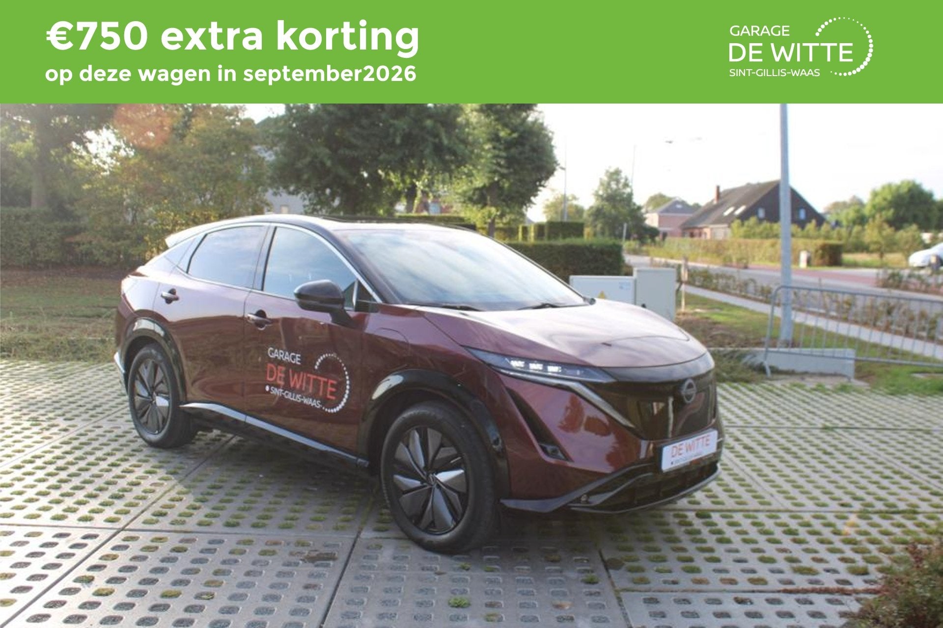 Nissan ARIYA ADVANCE 63kWh + Sunroof + 22kW Charger, Autos, Neuf, Achat, Entreprise, 216 ch