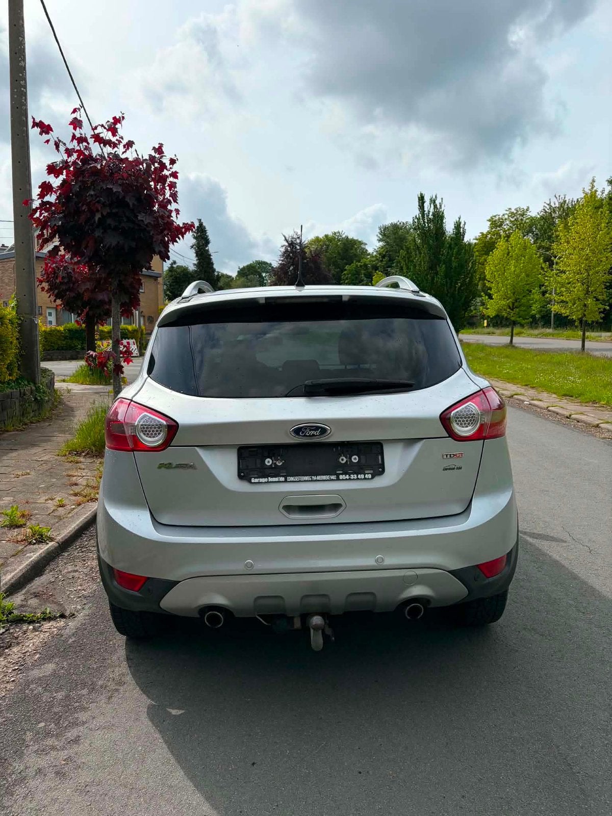 Ford kuga 2.0 L Tdci prête à immatriculer, Auto's, Ford, Zwart, Automatische klimaatregeling, Bedrijf, 5 deurs