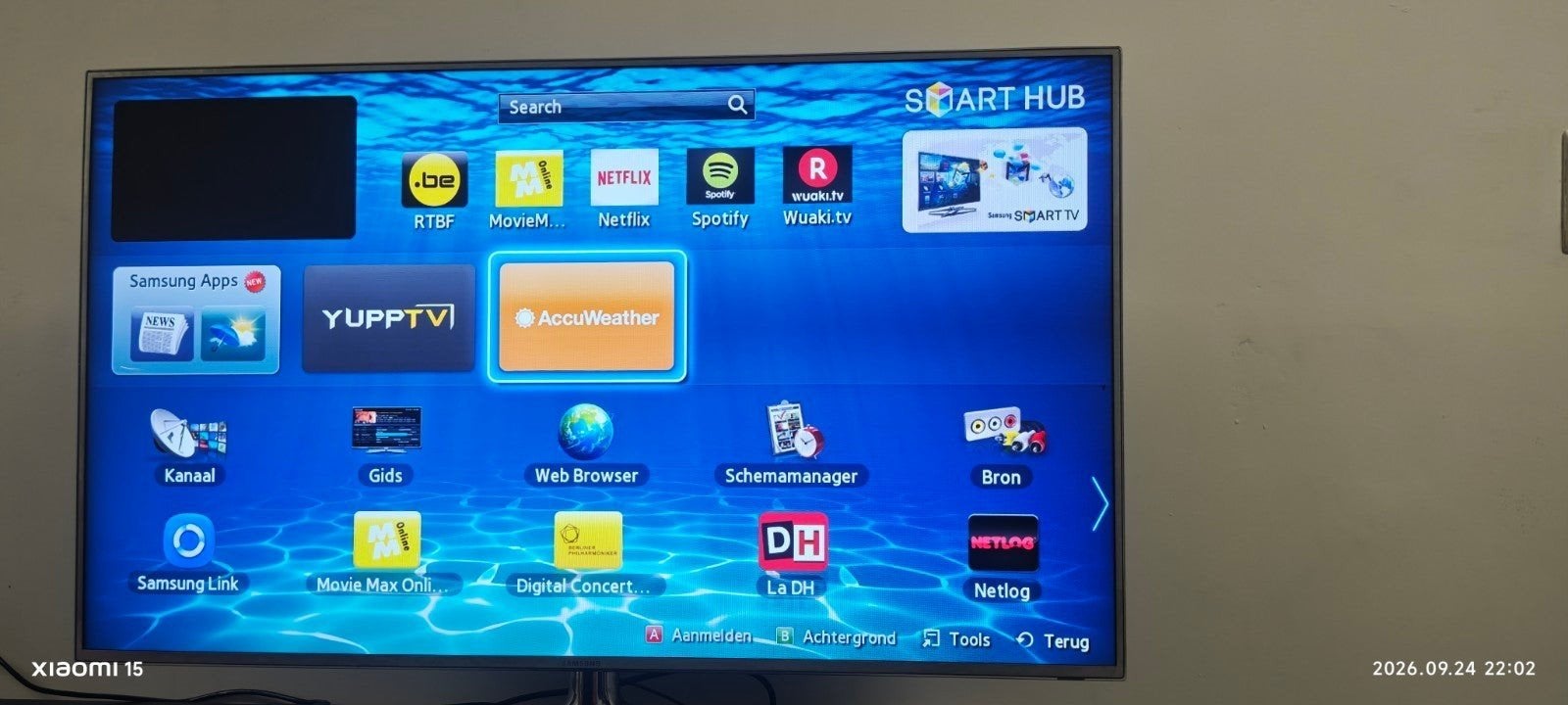 TV Samsung diagonaal 50, Ophalen, Gebruikt, 50 Hz, LCD