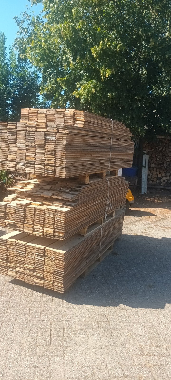massief eiken vloer, Doe-het-zelf en Bouw, Ophalen, Hout