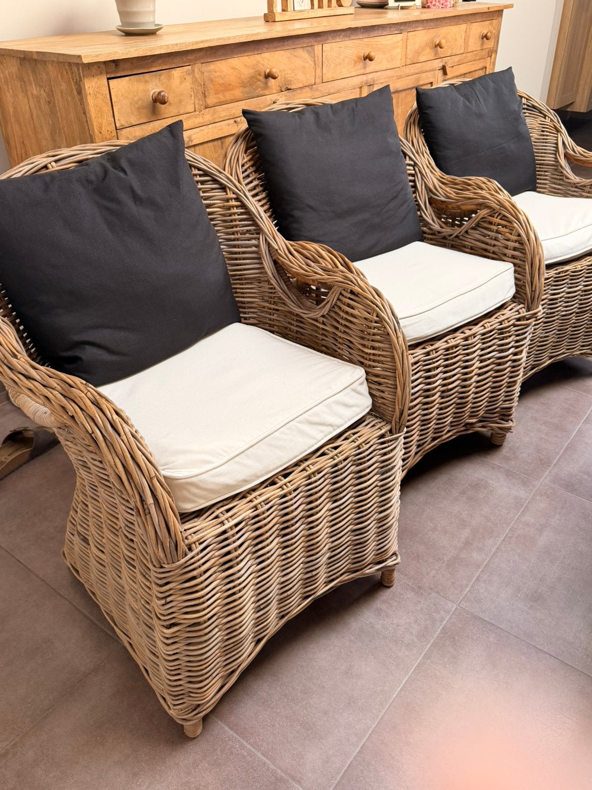 Rieten stoelen, Ophalen, Zo goed als nieuw