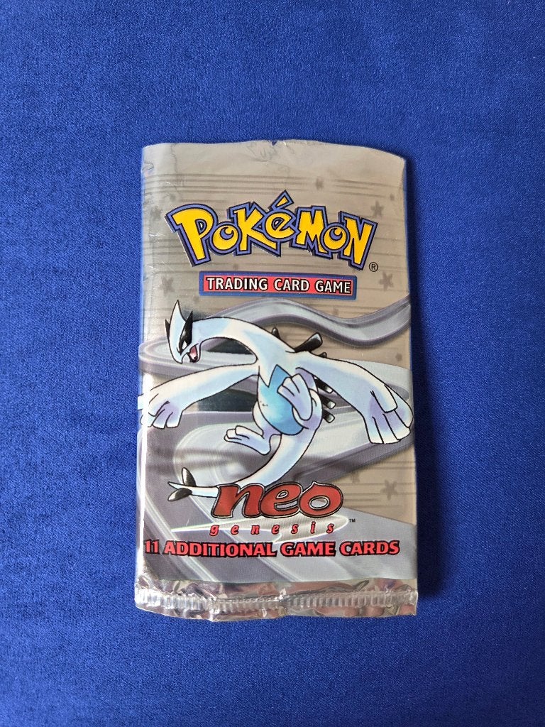 Pokémon Neo Genesis Booster Pack: Lugia Art - LEEG pakje, Ophalen of Verzenden, Gebruikt, Booster