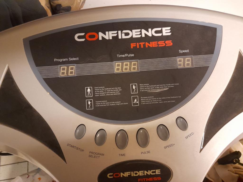 trilplaat fitness confidence, Ophalen, Trilplaat