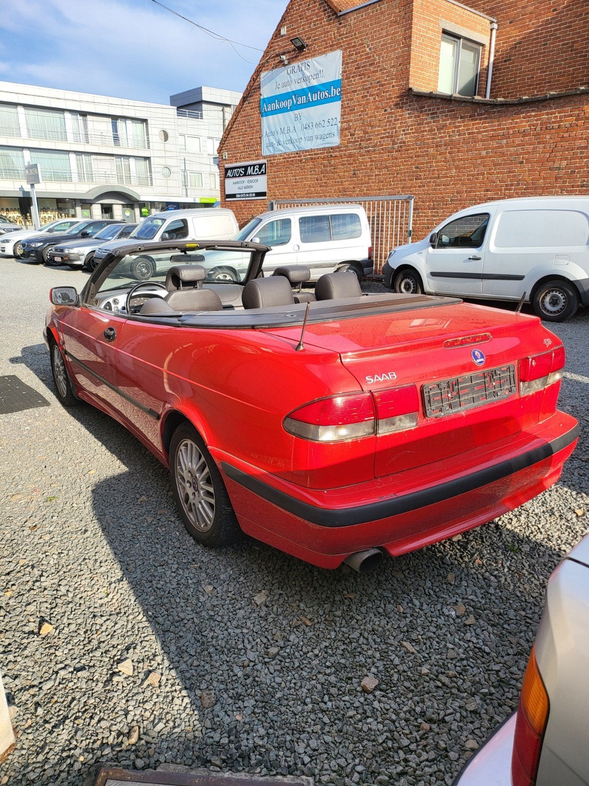 SAAB 9-3 SE Cabrio 2000 / 201952 km / Airco / Leder / 3900€, Auto's, 4 zetels, 4 cilinders, Leder, Bedrijf