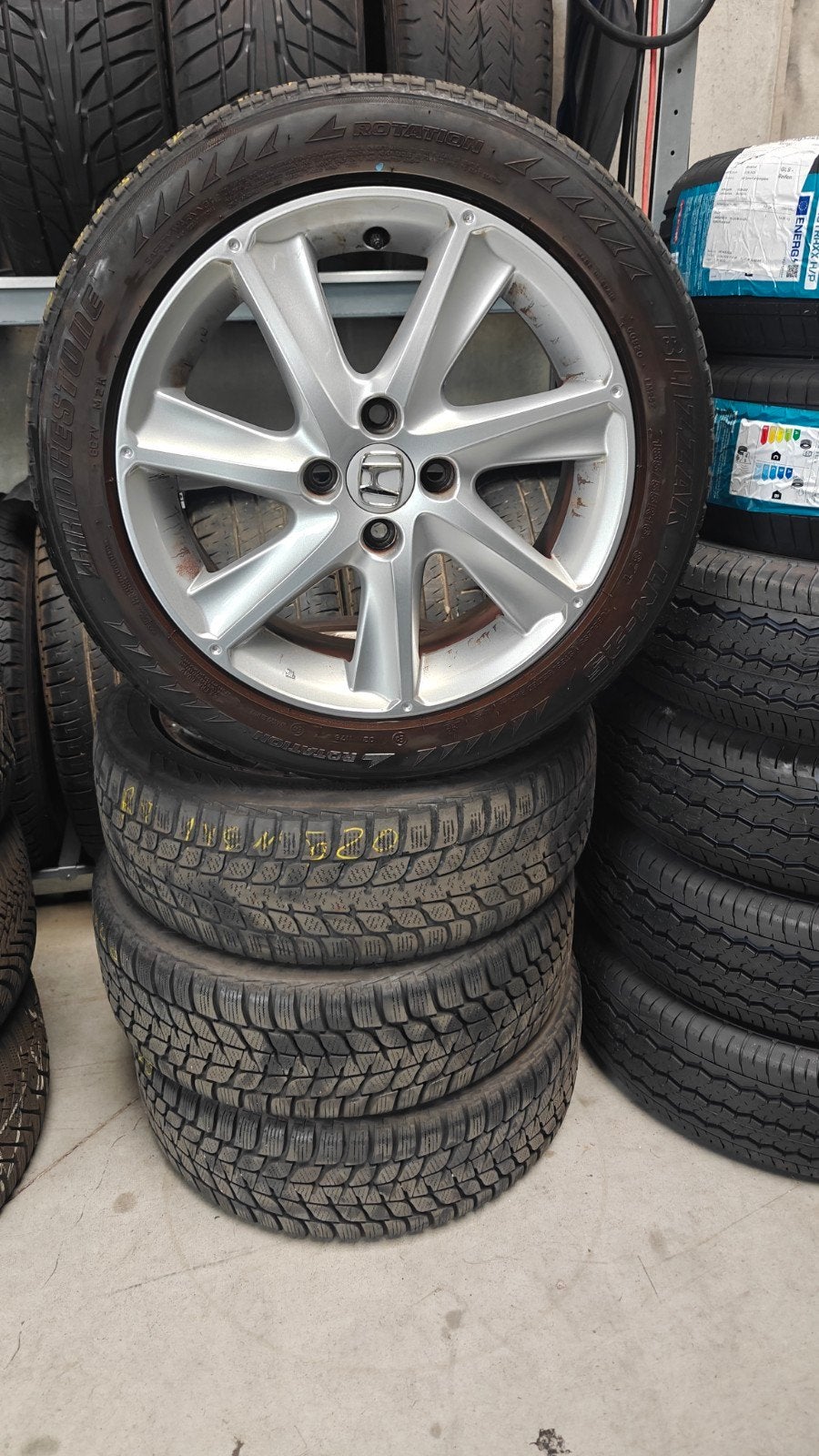 Velgen 16 inch Honda Jazz (2015), Auto-onderdelen, Ophalen, 16 inch, Band(en)
