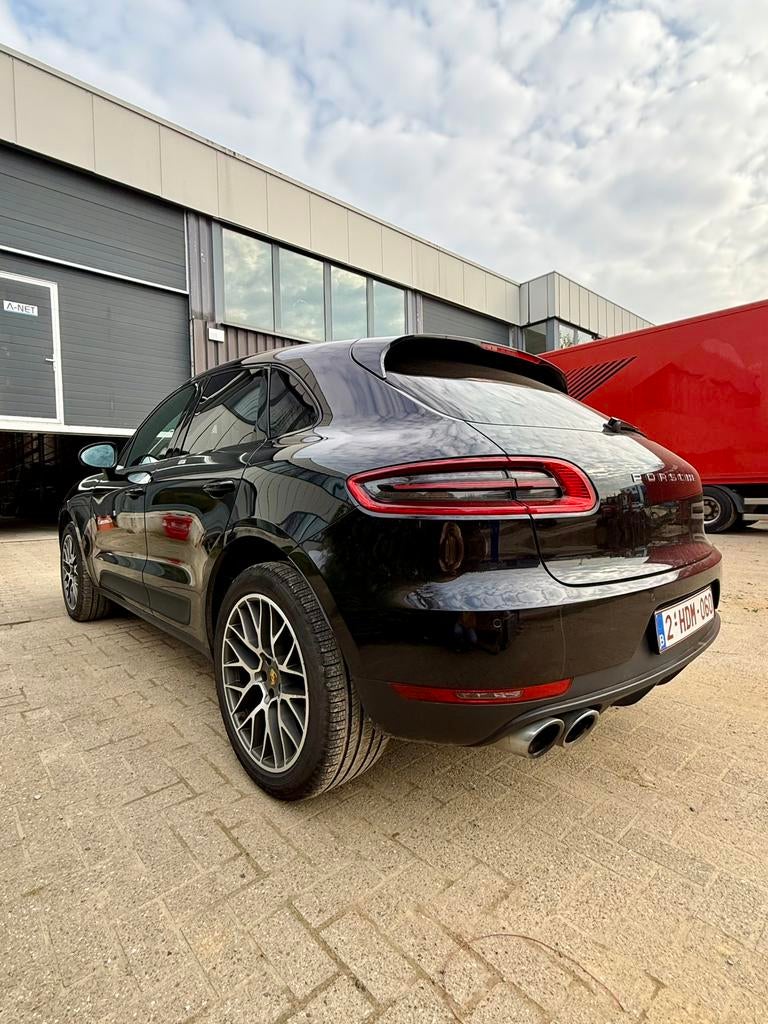 Porsche Macan 2.0 Benzine – 252 PK | Full Option |, Auto's, USB, 4 cilinders, Zwart, Leder