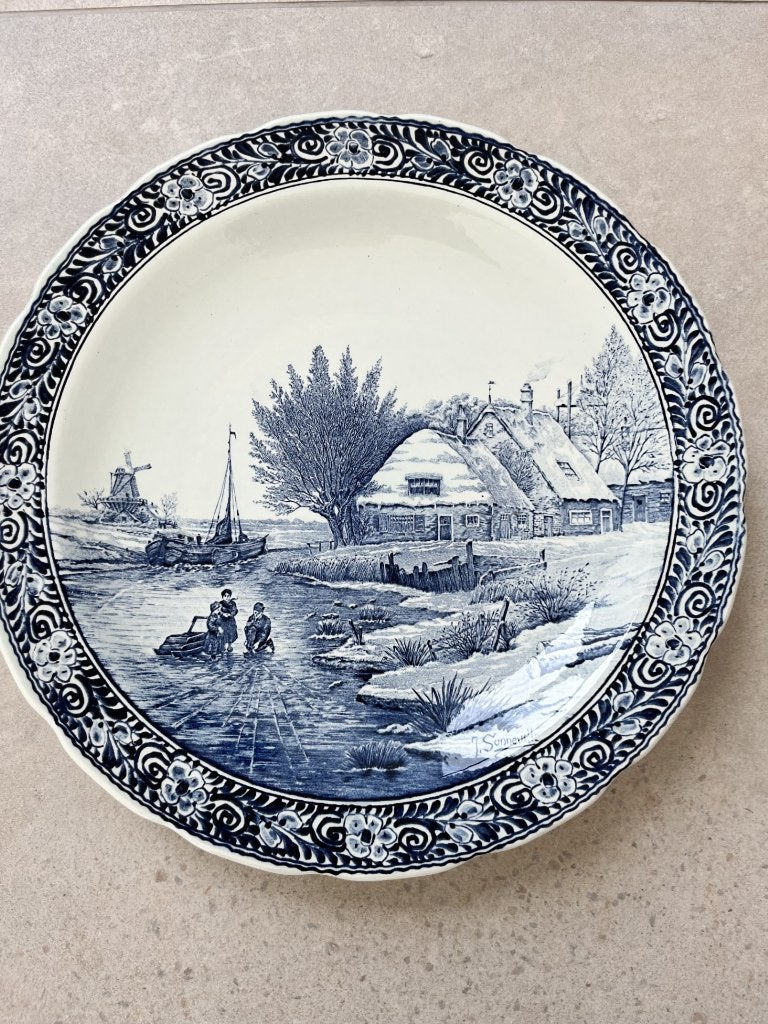 Wandbord Royal Spinx By Boch winterlandschap, Enlèvement