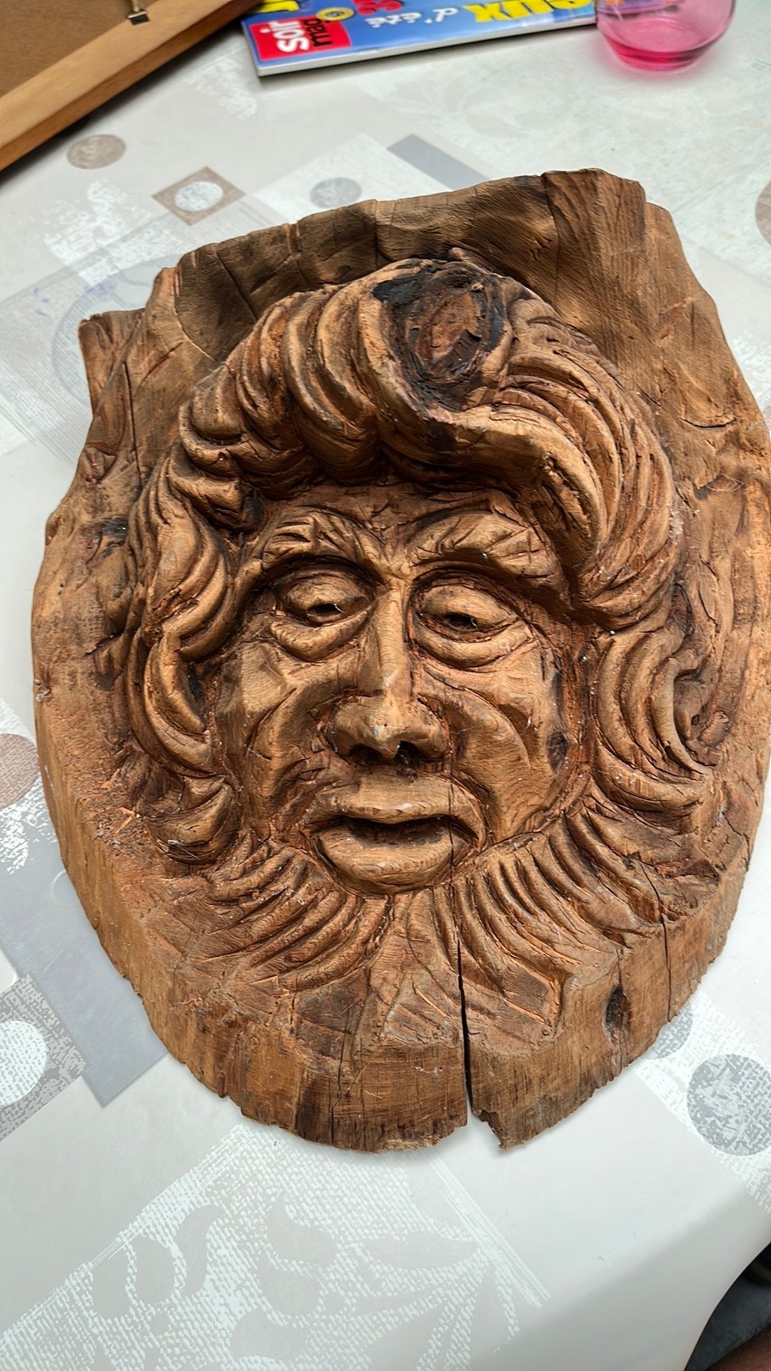 Sculpture sur bois artisanale, Antiquités & Art, Art | Sculptures & Bois, Bois, Enlèvement ou Envoi, Brun, Fait main
