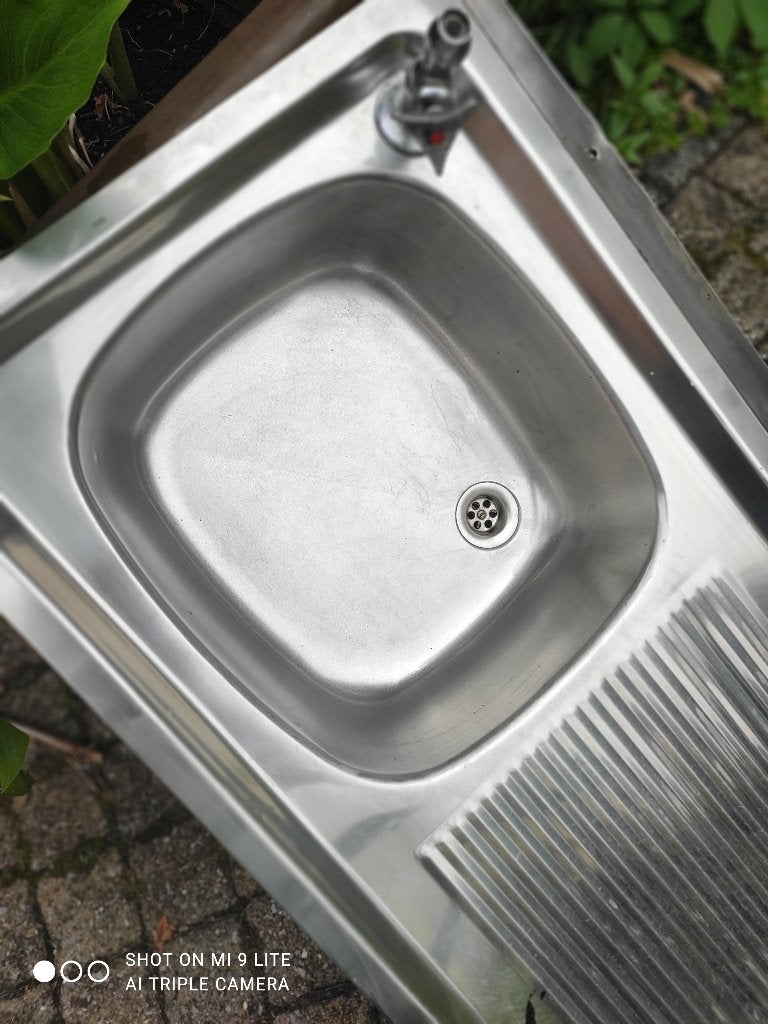 keuken spoelbak, Ophalen