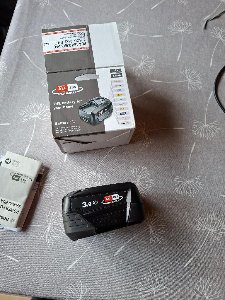 Bosch accu, Doe-het-zelf en Bouw, Ophalen, Nieuw