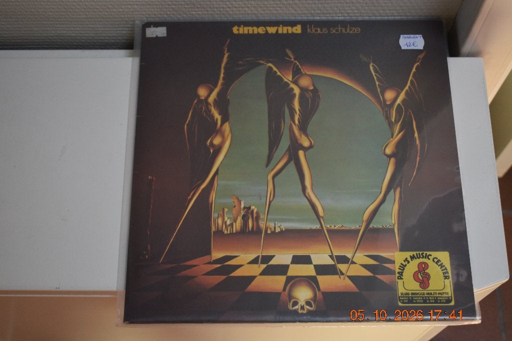 LP : Klaus Schulze - Timewind (Ambient), Cd's en Dvd's, Beschermende buitenhoes, Ophalen of Verzenden, Zo goed als nieuw, LP