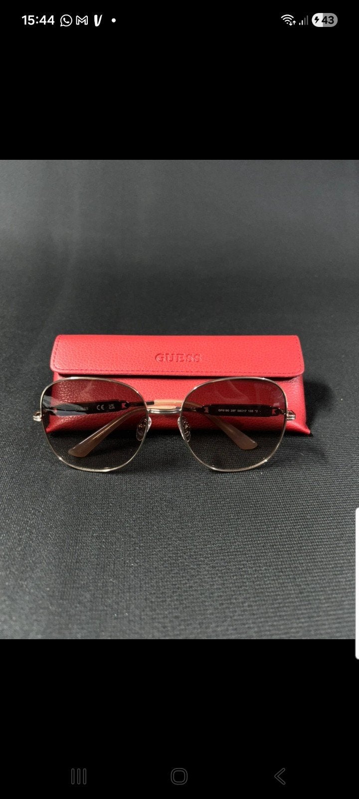 Nieuwe guess zonnebril, Enlèvement ou Envoi, Lunettes de soleil, Autres marques