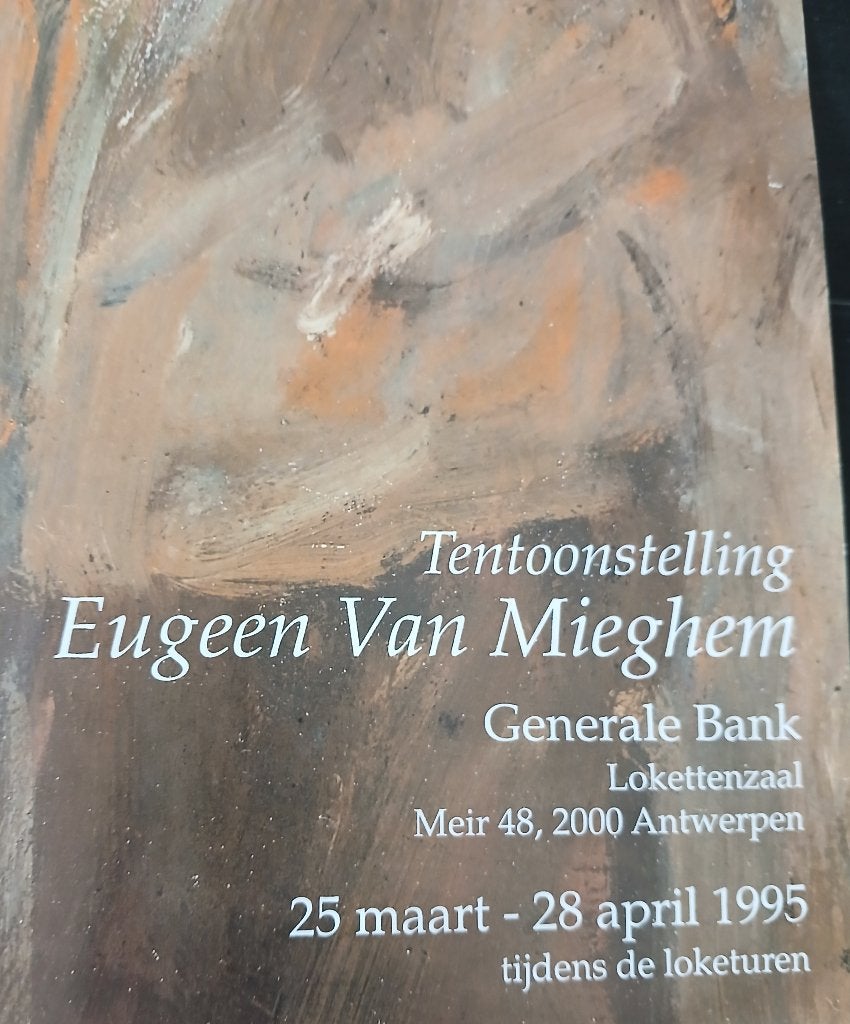 Eugeen Van Mieghem tentoonstellingaffiche, Antiek en Kunst, Ophalen