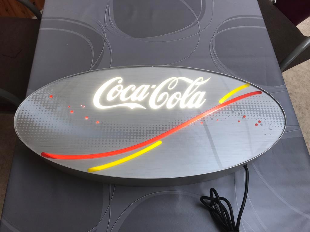 Coca cola lichtreclame tl, Verzamelen, Ophalen of Verzenden, Zo goed als nieuw, Lichtbak of (neon) lamp