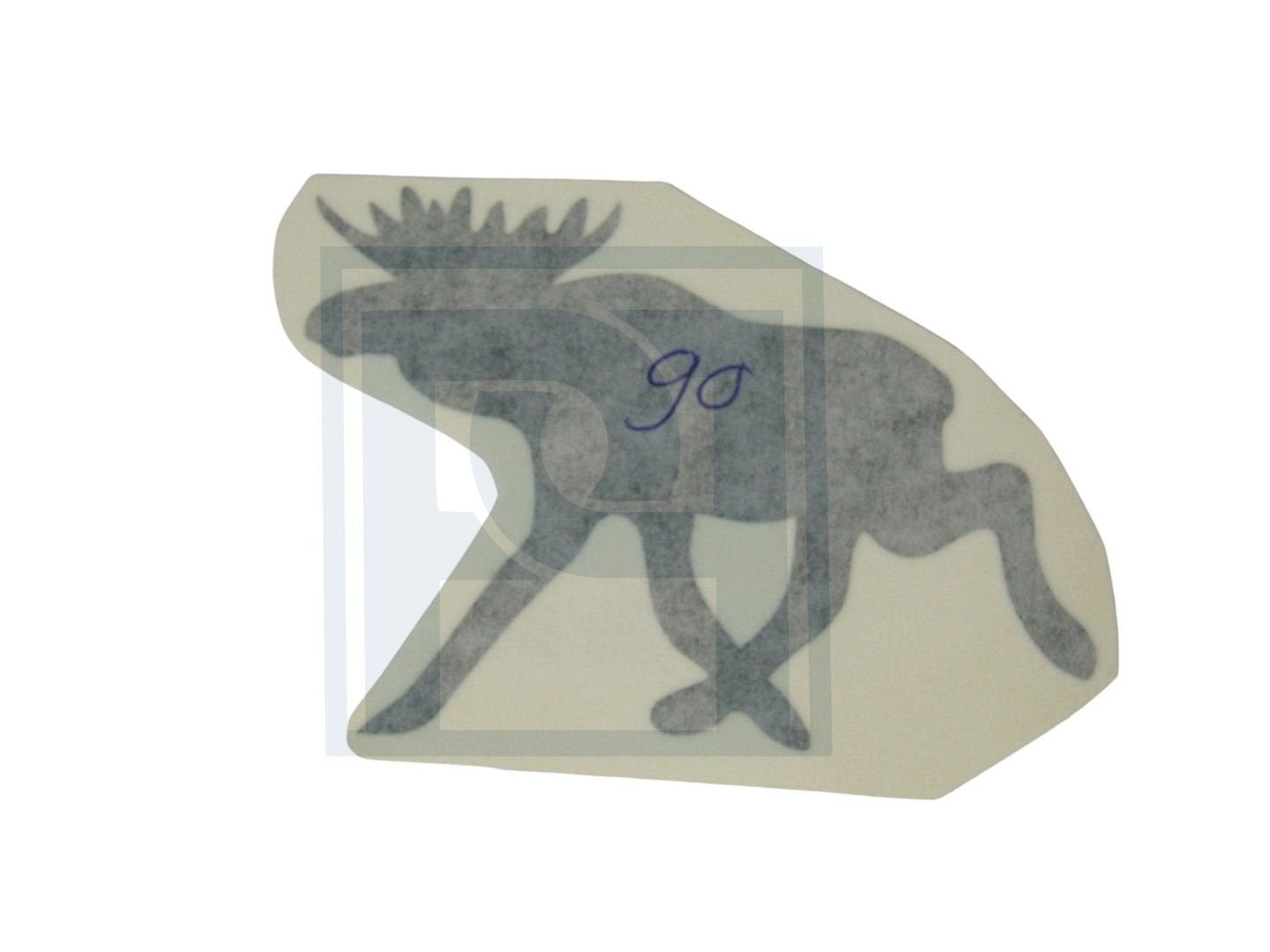 Volvo Sticker Eland zwart 90mm Volvo onderdeel nr ELAND90, Enlèvement ou Envoi, Neuf