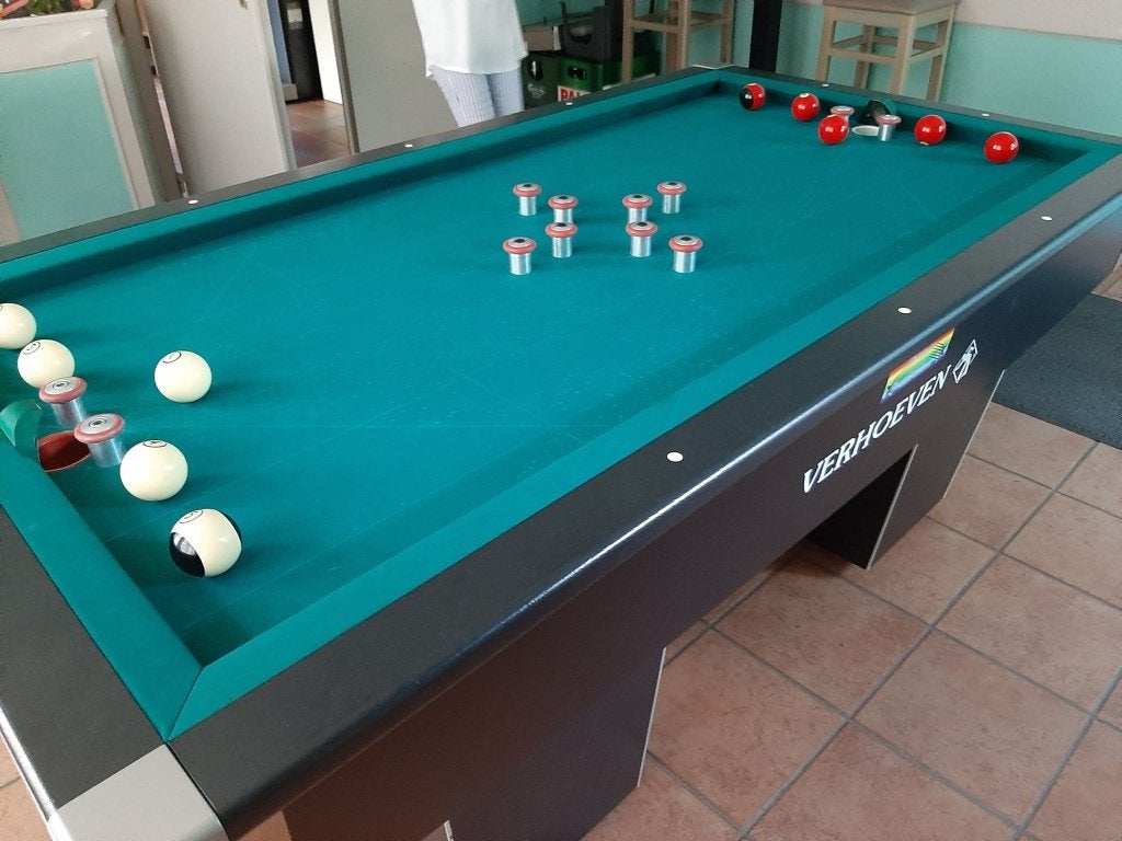 Biljarts en voetbaltafels., Enlèvement, Comme neuf, Table de billard