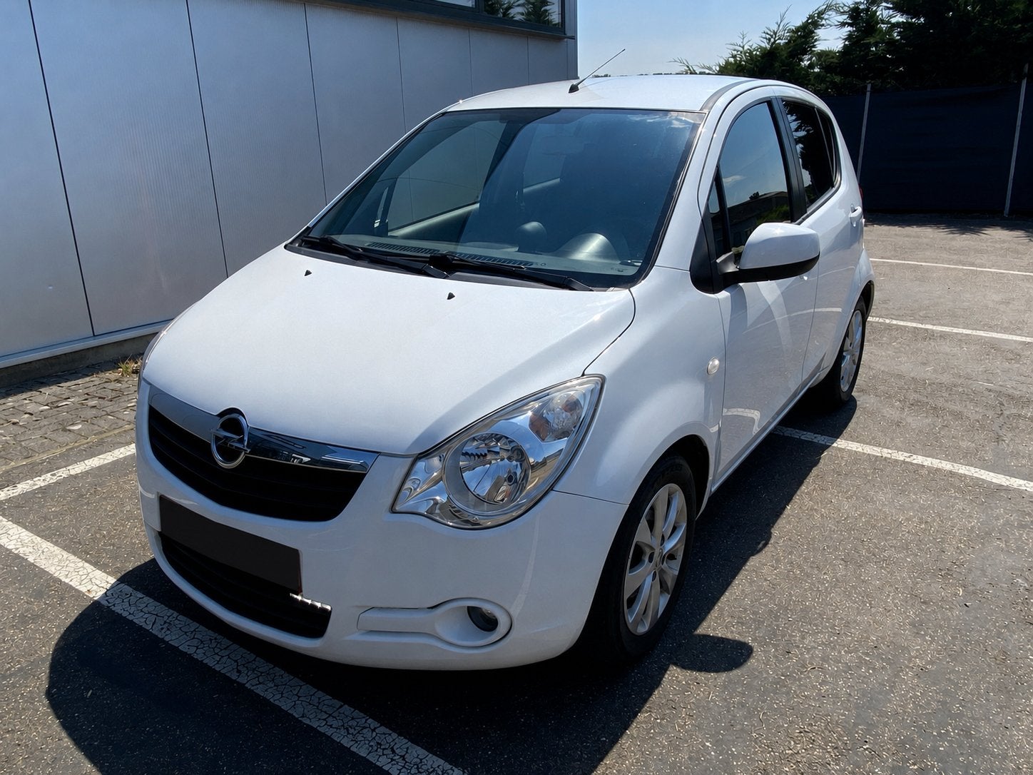 Opel Agila 1.2 Automaat 2014 Blanco gekeurd Airco LED GPS, Auto's, Opel, Particulier, Agila, Airconditioning, Centrale vergrendeling