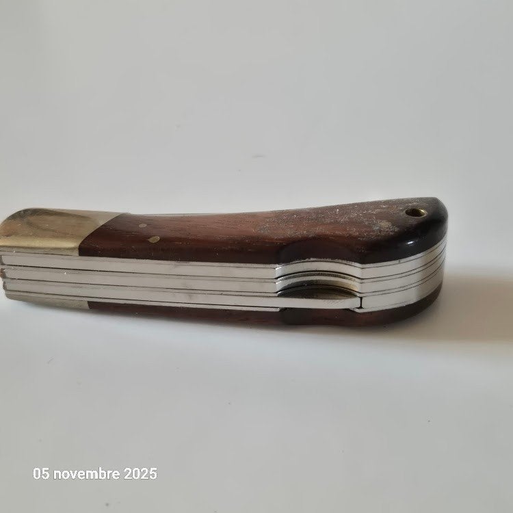 Couteau Maserin pliant à 3 lames, lame, scie, dépeceur, Envoi, Neuf